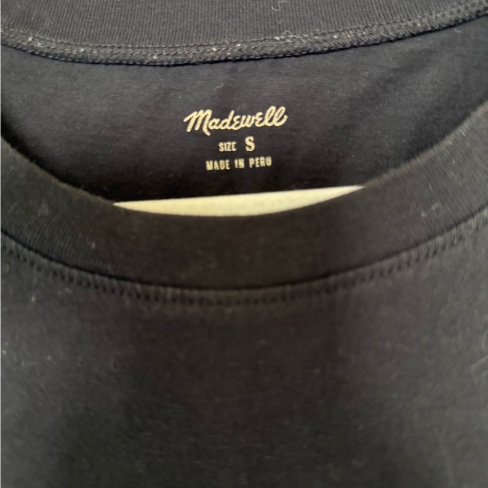 Madewell Black Short Sleeve Tee - Picture 4 of 5